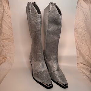 Daniel Diamond Silver Women's Boots
